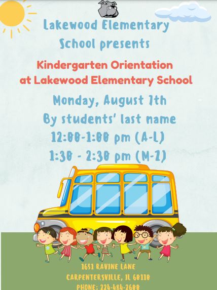 Kindergarten Orientation-Orientación de Kínder